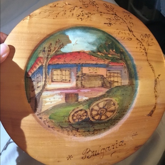Bulgaria Wooden Decor Plate & Spatula Bundle - Picture 7 of 7